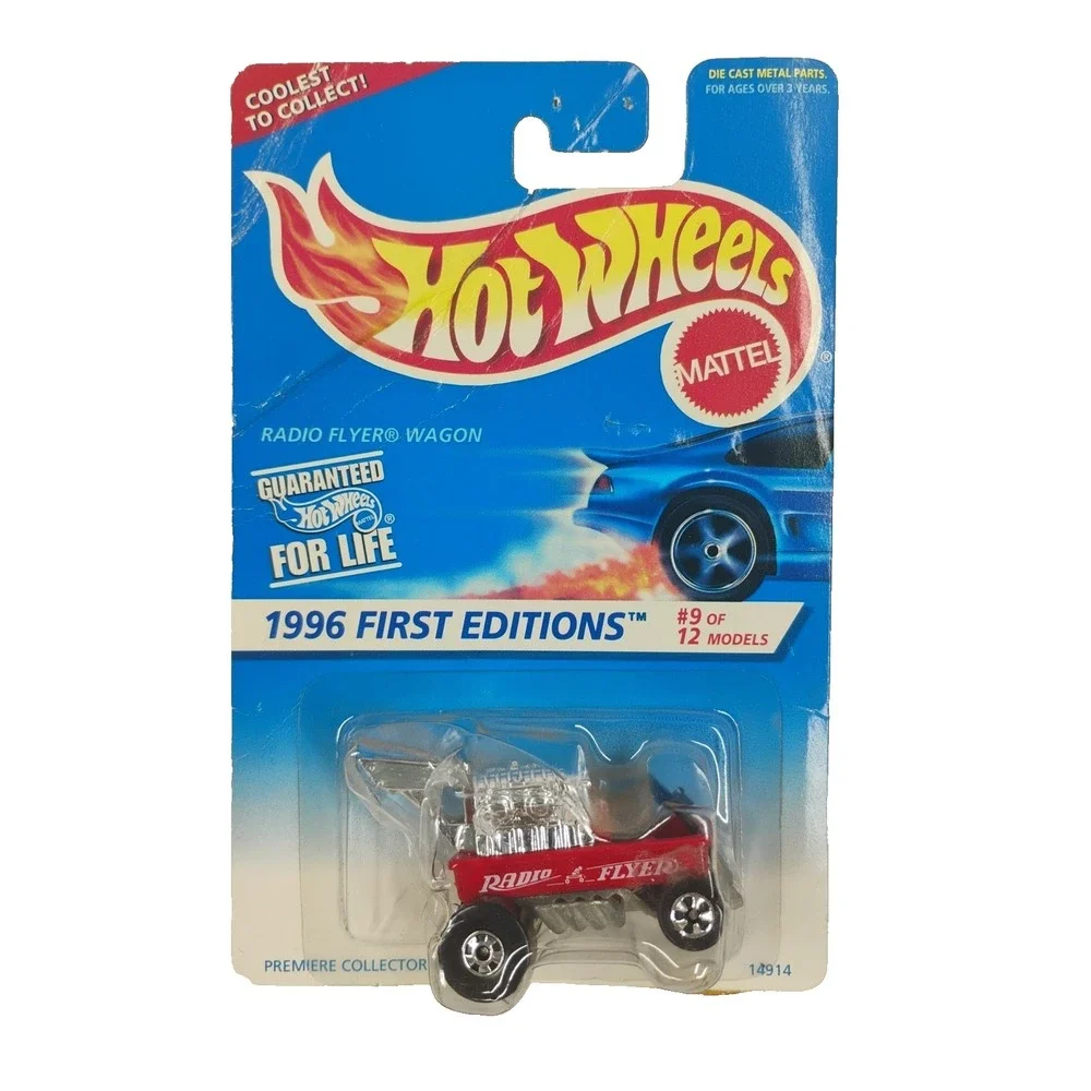 Hot Wheels 1996 First Editions Radio‎ Flyer Wagon Diecast Mattel 9/12